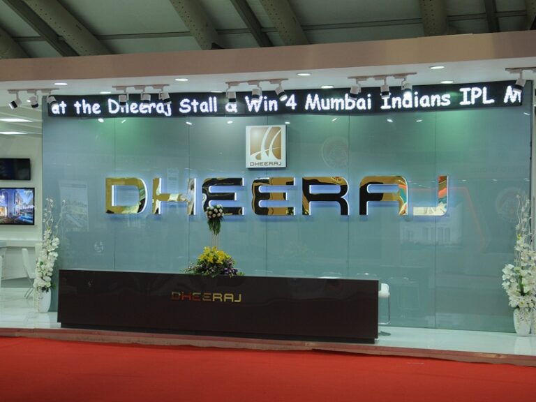 Dheeraj Realty exhibition stall design and construction company