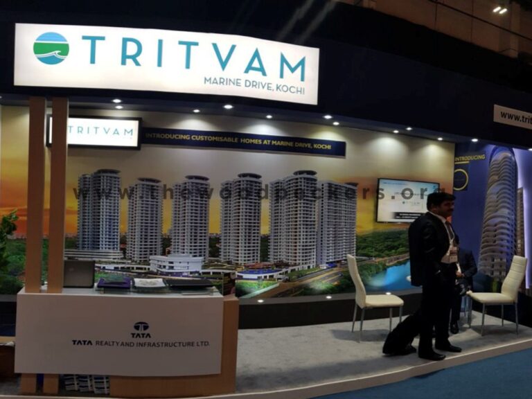 TRITVAN Exhibition stall Design by WoodpeckersGlobal