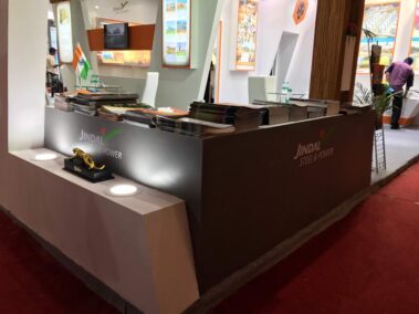 Elegant Exhibition stall design by woodpeckersglobal