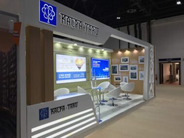 Small & Innovative custom exhibition stall design