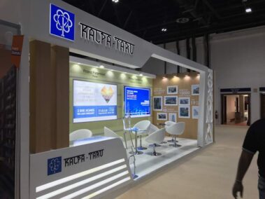 Small & Innovative custom exhibition stall design