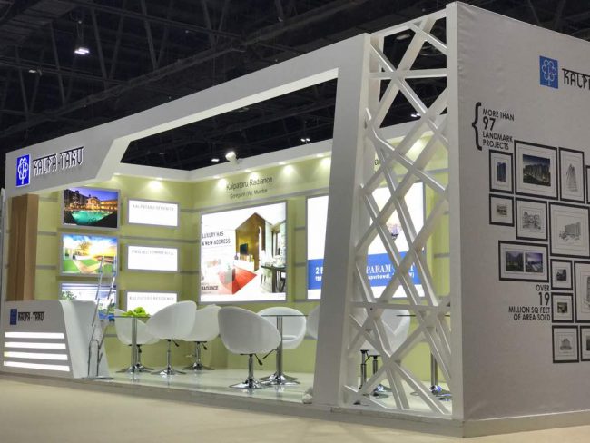 Small & Innovative custom exhibition stall design