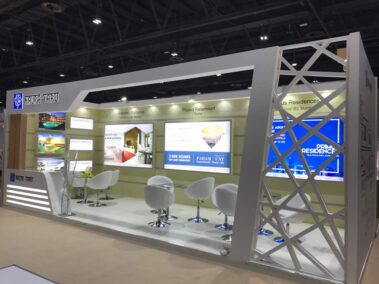 Small & Innovative custom exhibition stall design
