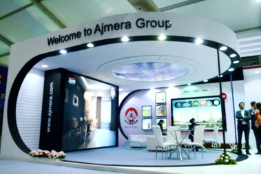 Exhibition booth designed by WoodpeckersGlobal