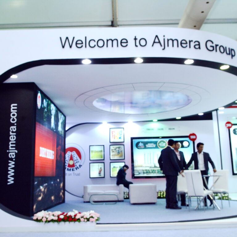 Exhibition booth designed by WoodpeckersGlobal