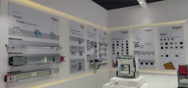 small exhibition booth for legrand by woodpeckersglobal