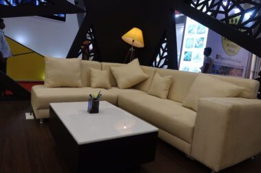 Creative interior of RK marble exhibition stand