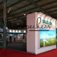 Custom build Large Exihibition stall for Suzlon