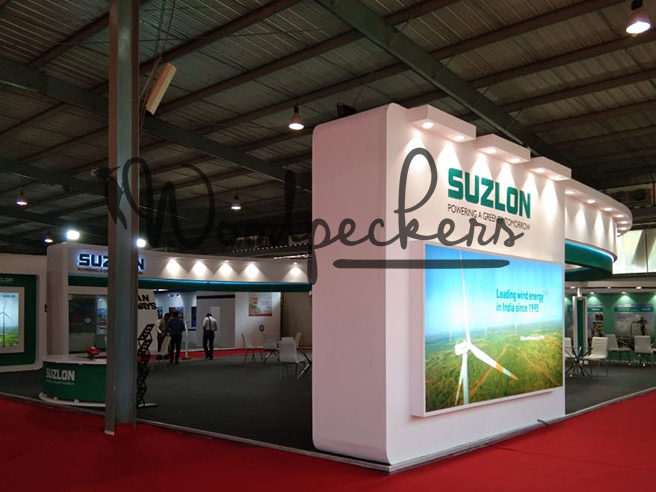 Suzlon Custom build Large Exihibition stall for Suzlon