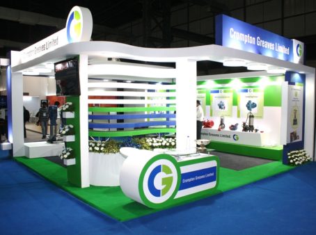 3 sided open exhibition stand