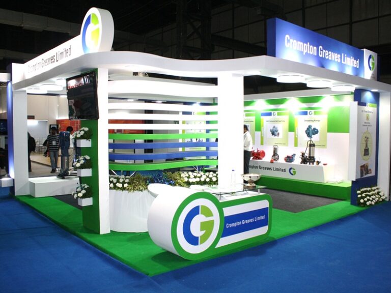 Crompton Greaves Limited 3 sided open exhibition stand