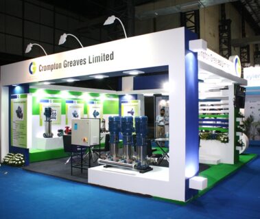 3 sided open exhibition stand