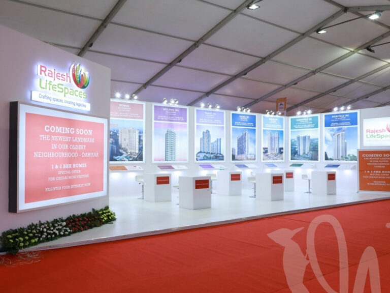 Rajesh Lifespaces Display Stand Design by Woodpeckersglobal