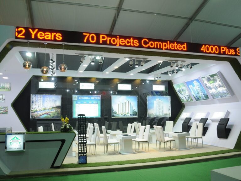 Amit Enterprises hexagonal exhibition stall design hexagonal exhibition stall design, Hexagon shape exhibition stand