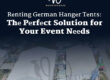 german hanger tent rent