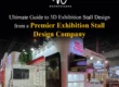 Custom 3D exhibition stall designed by Woodpeckers for Jabsons Foods Pvt Ltd, featuring illuminated signage, biophilic greenery, integrated LED digital screens, and back-lit product display shelves.